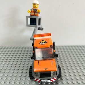 Lego city mini figure Lego utility repair truck